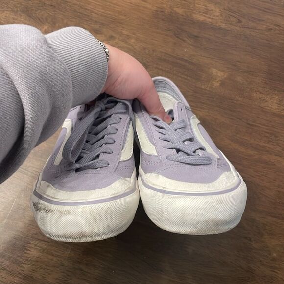 Vans Style Old Skool Ultra Cush Decon Sneaker in Lavender Fog Marshmallow Size 7 - Picture 3 of 9